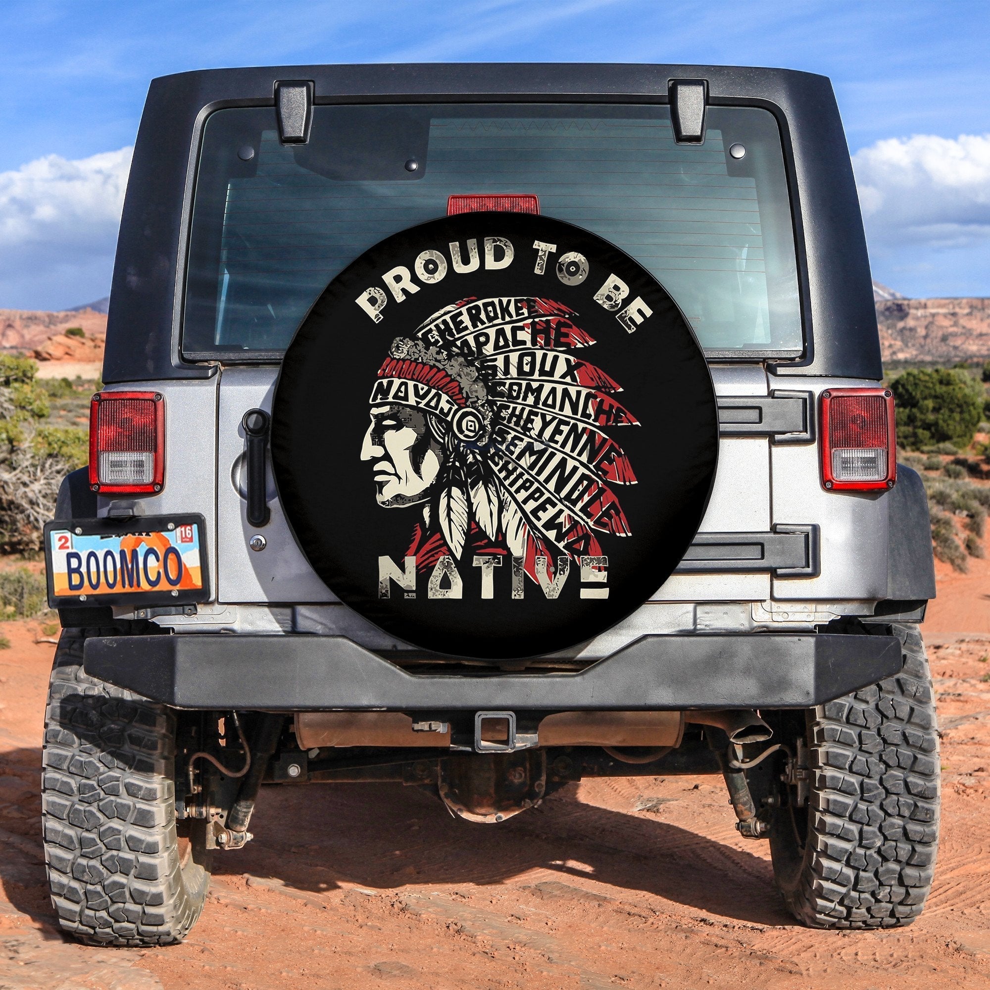 Jeep Native American Spare Tire Cover No.2 Lt6