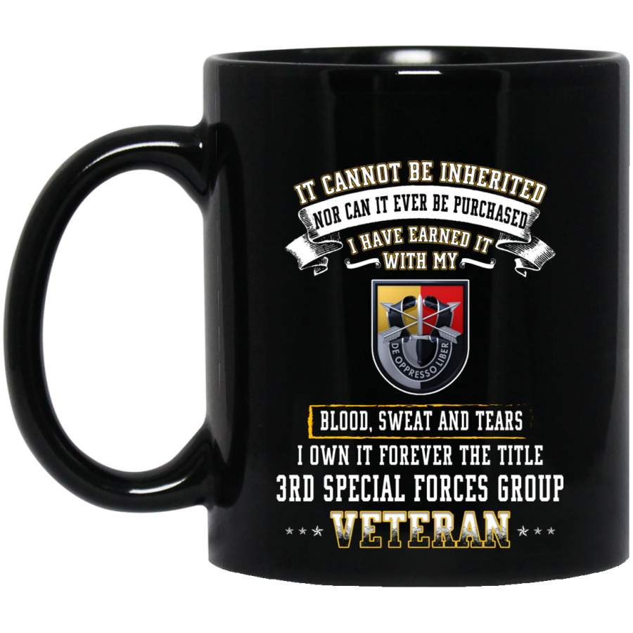 Forever The Title 3rd Special Forces Group Veteran T-Shirt Veterans Day Christmas Gift Mug