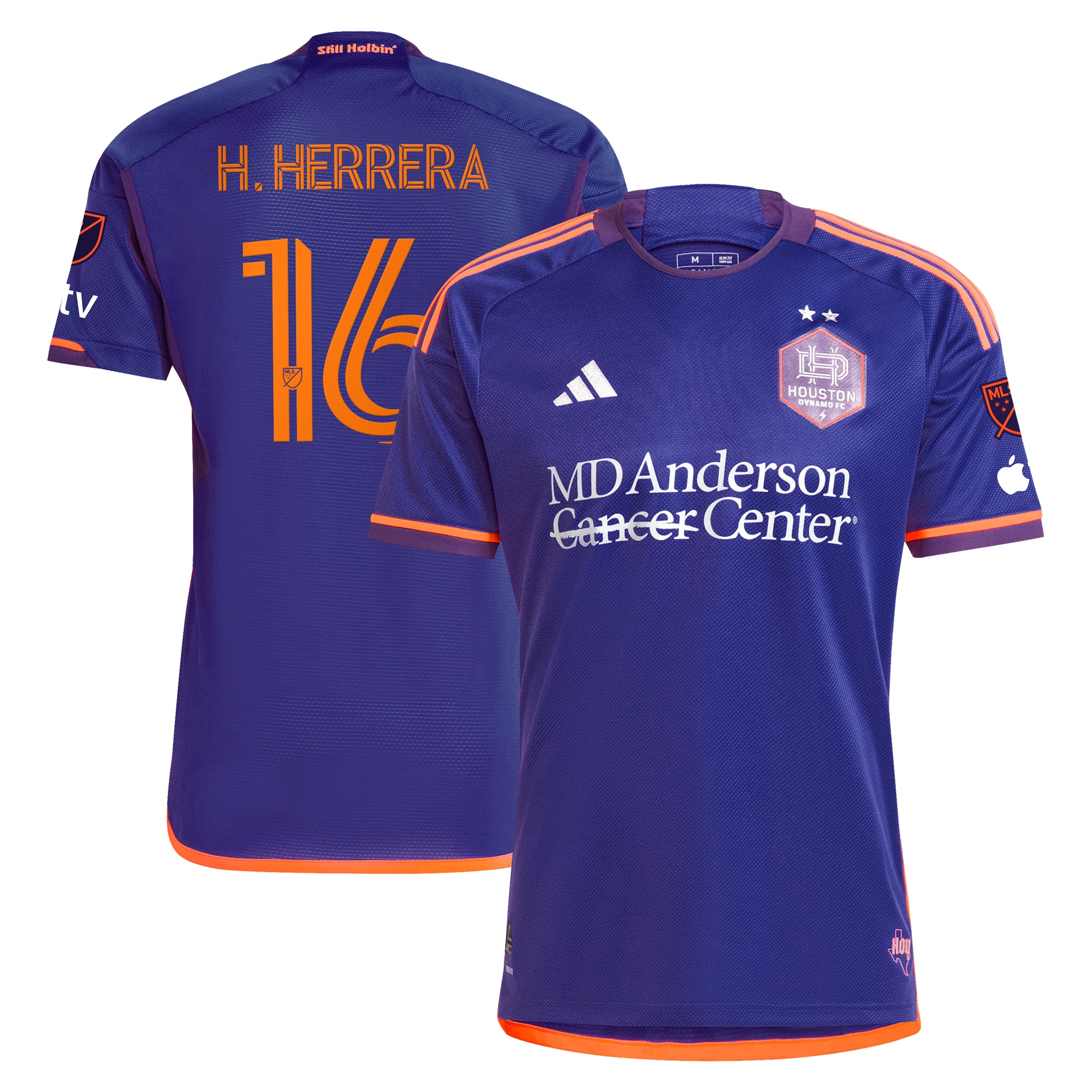 Héctor Herrera Houston Dynamo FC 2024 Still Holdin' Authentic Player Jersey  Purple