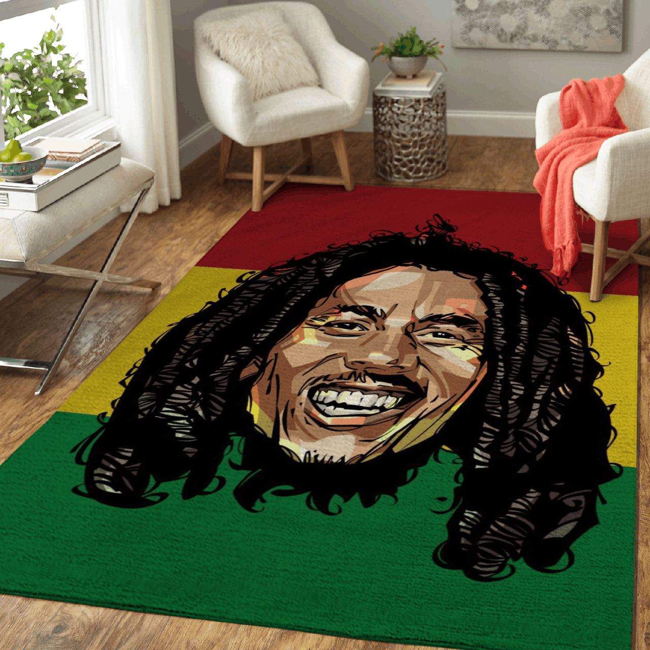 Bob Marley Music – Music Artwork Art For Fans (46) Area Rug Carpet