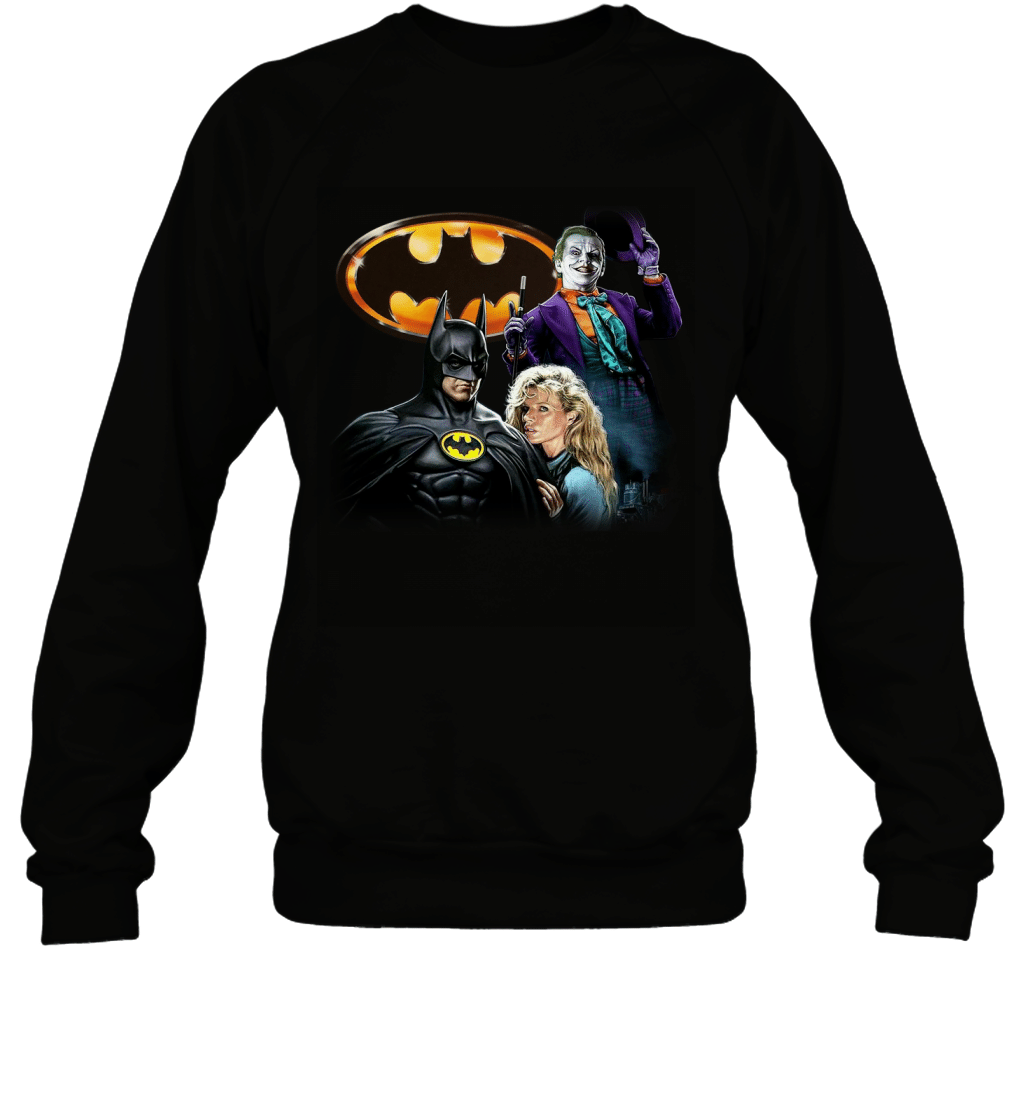 Batman 1989 Wallpaper Joker Superheroes Fans Shirt Sweatshirt