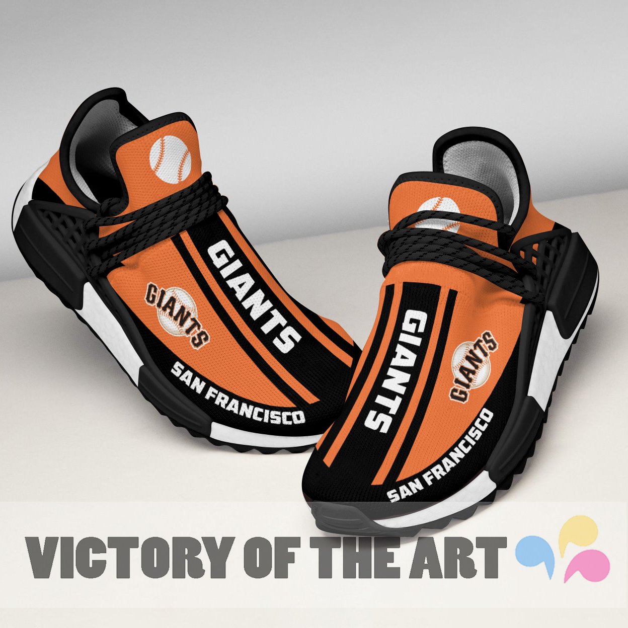 Fashion Unique San Francisco Giants Human Race Shoes