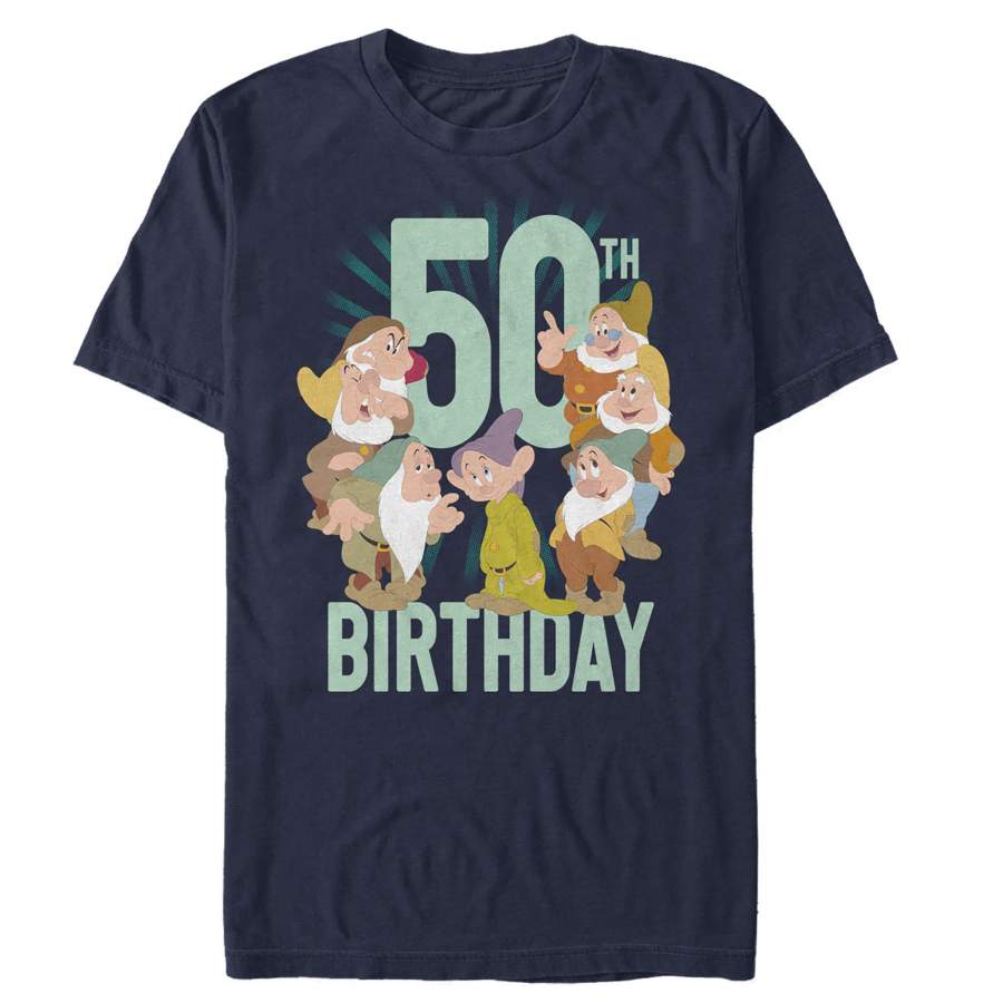 Snow White and the Seven Dwarves Men’s 50th Birthday  T Shirt