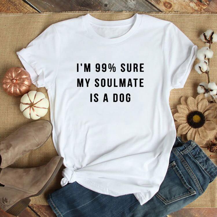 I’m 99% Sure My Soulmate Is A Dog Gift Standard/Premium T-Shirt