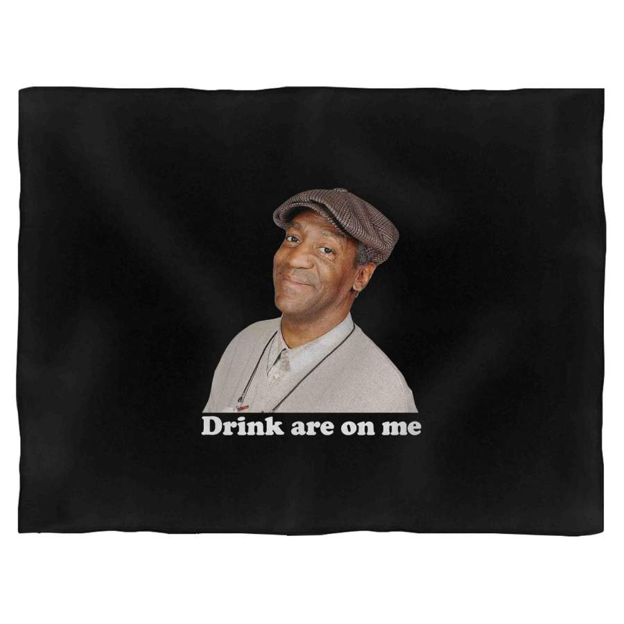 Bill Cosby Drinks Are On Me Blanket