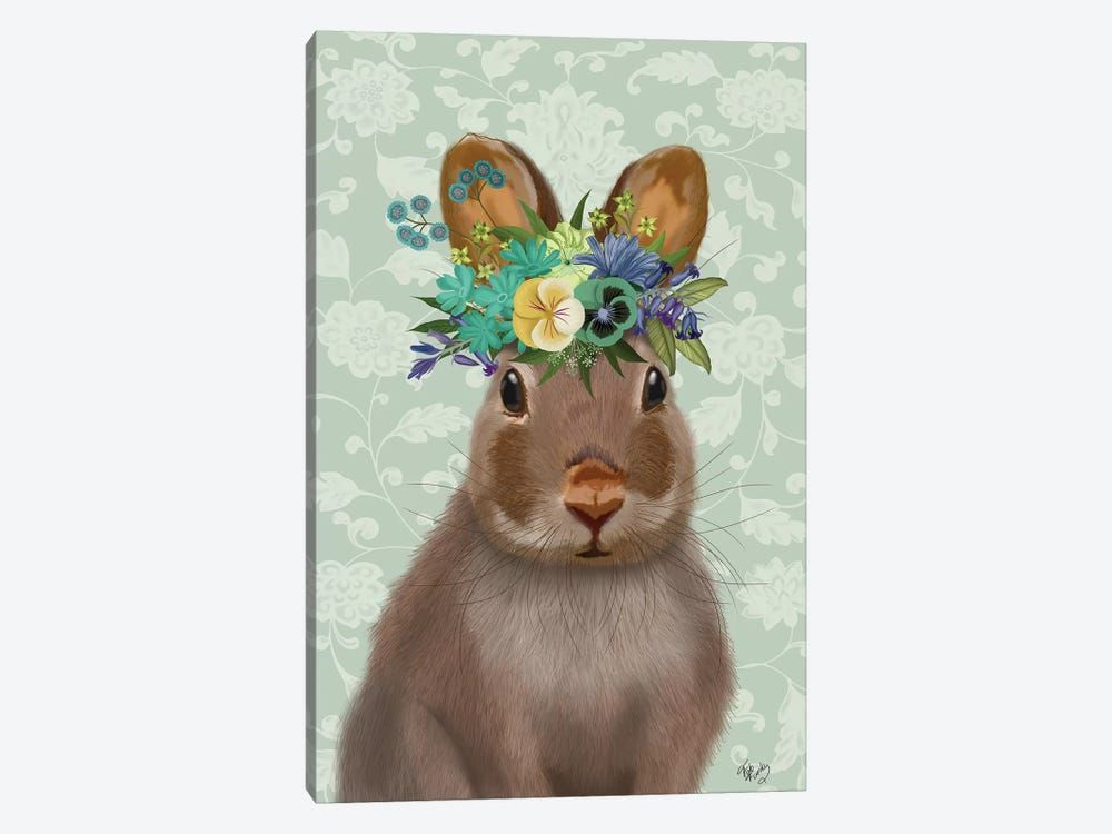 Rabbit Bohemian Canvas Poster 8″x12″ 12×18″ 18″x26″ 24″x36″ 30″x45″