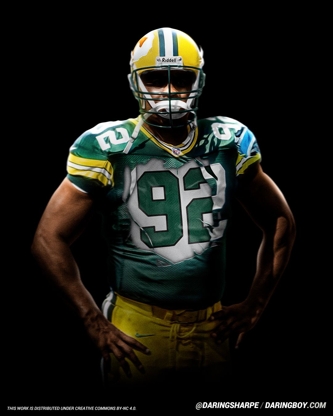 Reggie White #92 Green Bay Packers Eagles Panthers Volunteers Poster For Fans poster canvas