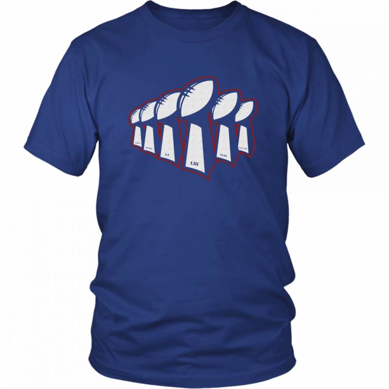 NEW ENGLAND SIX TIME CHAMPIONS SHIRT New England Patriots SUPER BOWL LIII CHAMPIONS SHIRT