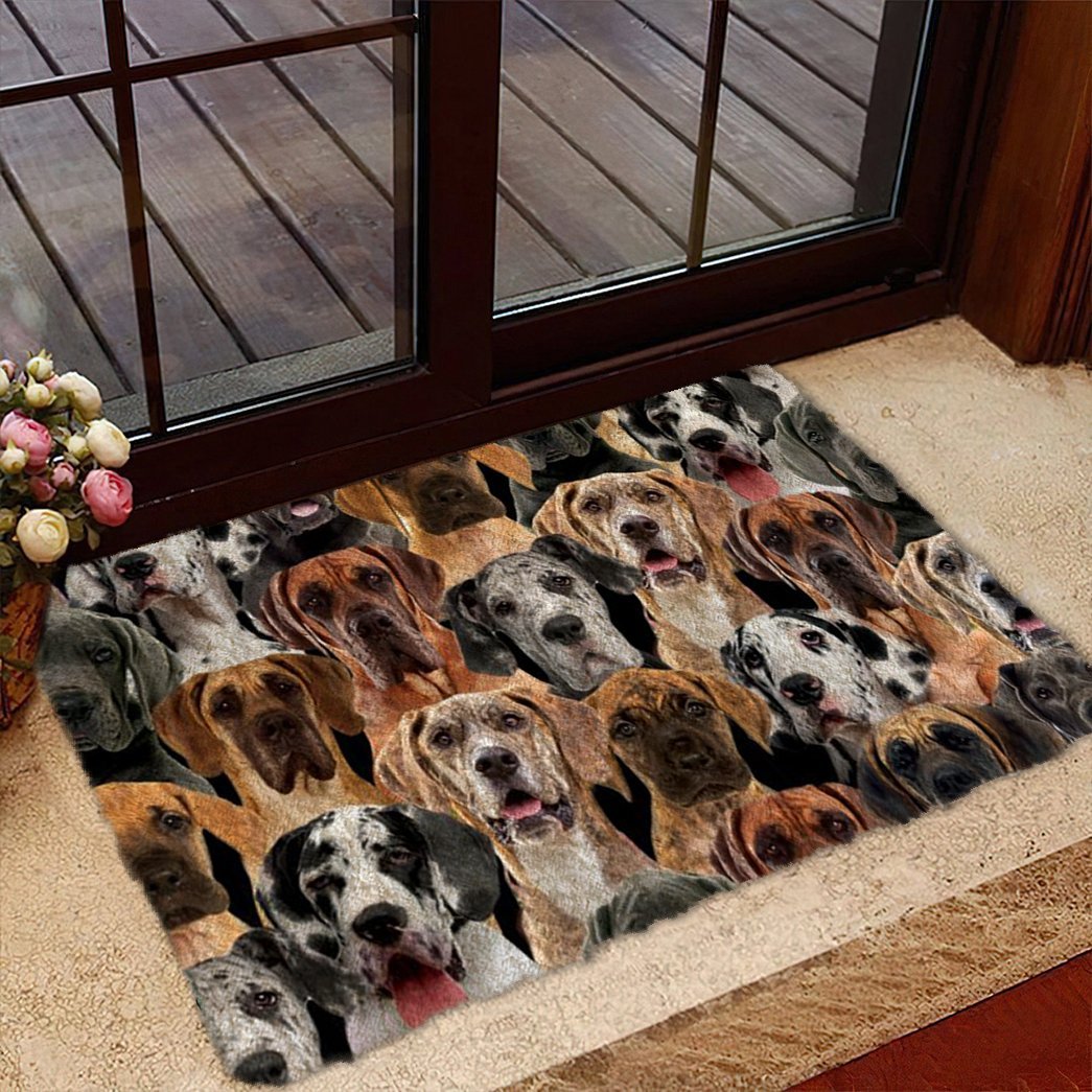 Tmarc Tee A Bunch Of Great Danes Doormat