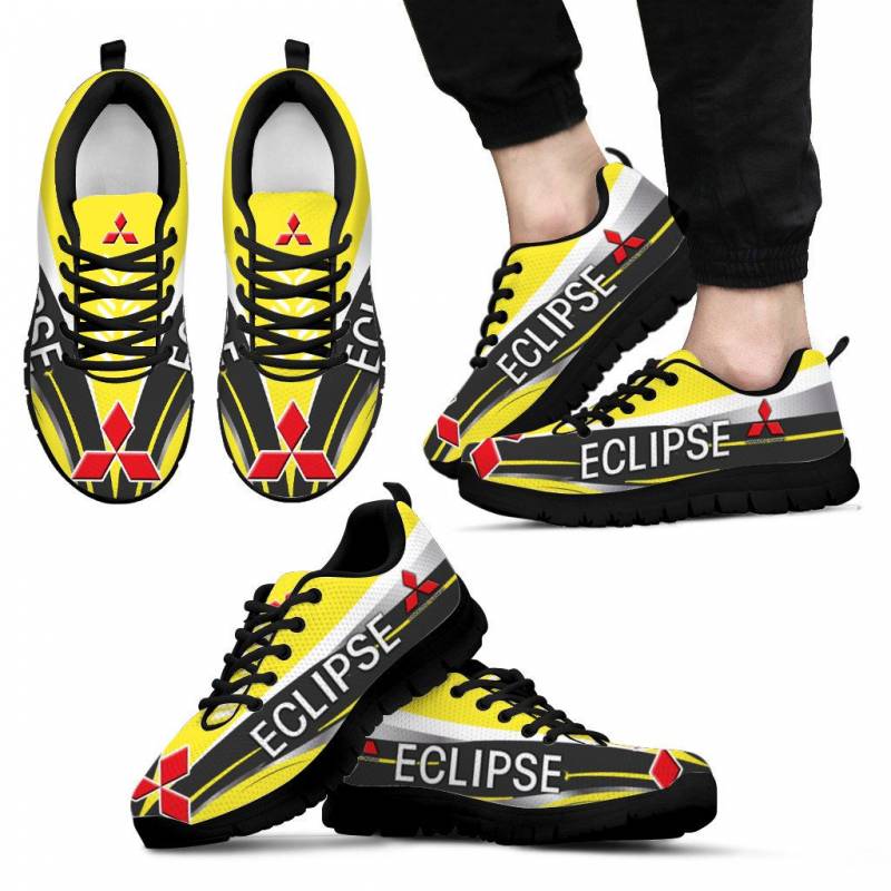 3D Printed Mitsubishi Lancer Eclipse LPH Sneakers Ver 1 For Men & Women (Yellow)