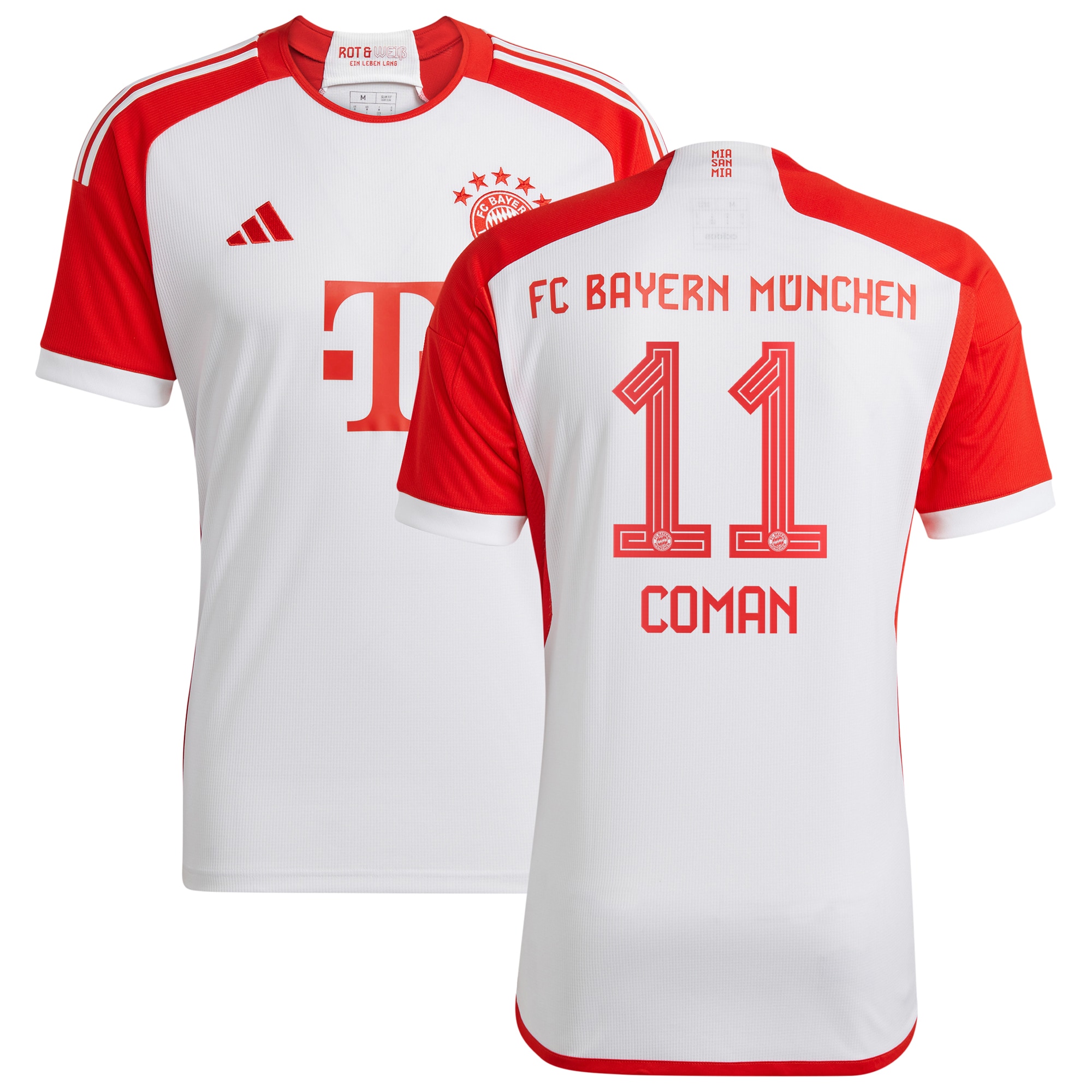 Kingsley Coman Bayern Munich 2023/24 Home Replica Jersey – White