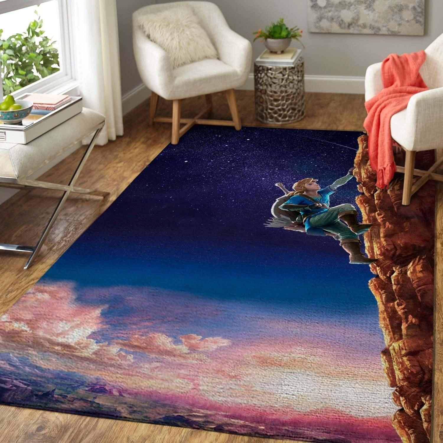 Video Game Fans The Legend Of Zelda Area Rug – Majora’S Mask – Gaming Home Decor – Homebeautyus