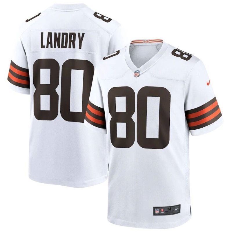 Cleveland Browns Jarvis Landry #80 NFL 2020 White Jersey