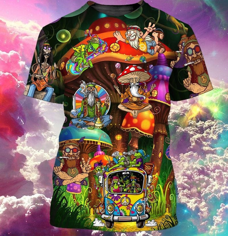 3D Full Printed Hippie Shirt, It’S A Hippie Thing You Wouldn’T Understand, Old Man Hippie Shirts