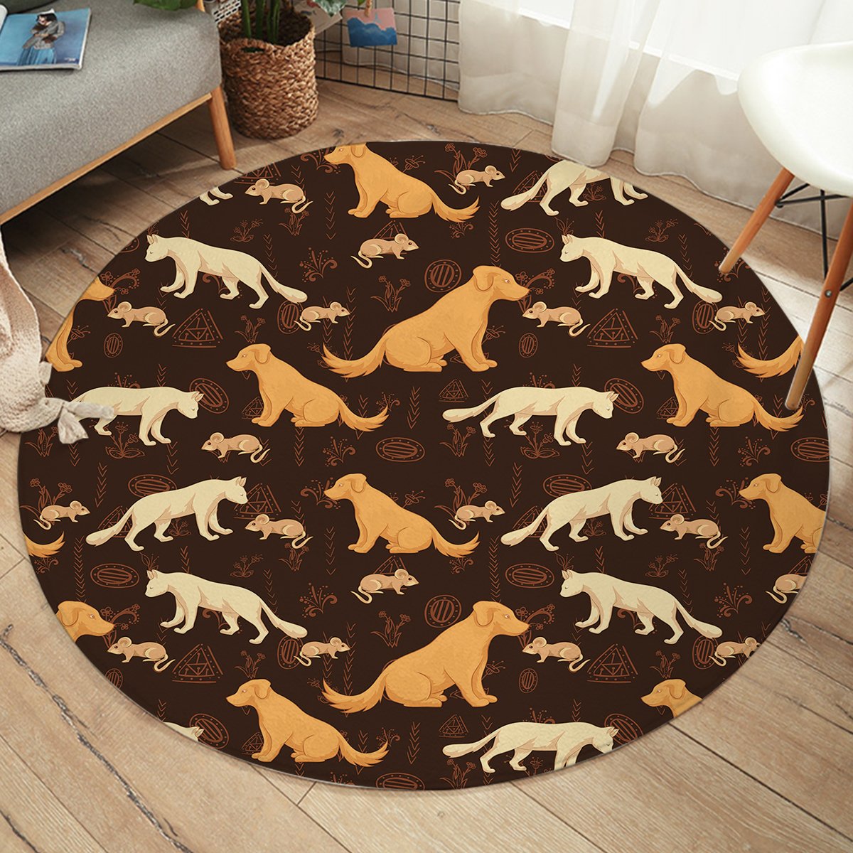 House Pets SW2395 Round Rug