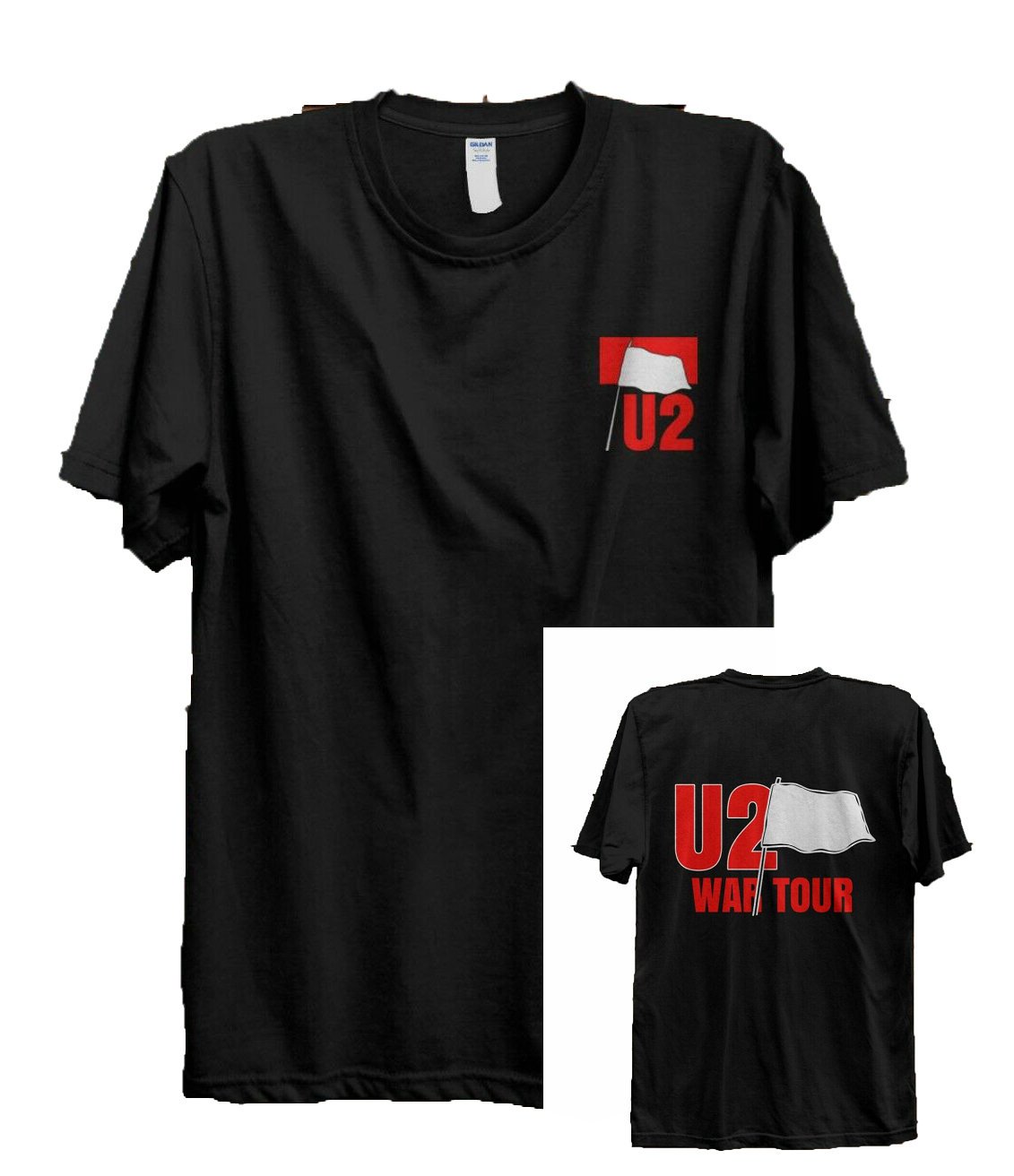 U2 War Concert Tour T-Shirt Men’s Gildan Size S to 5XL