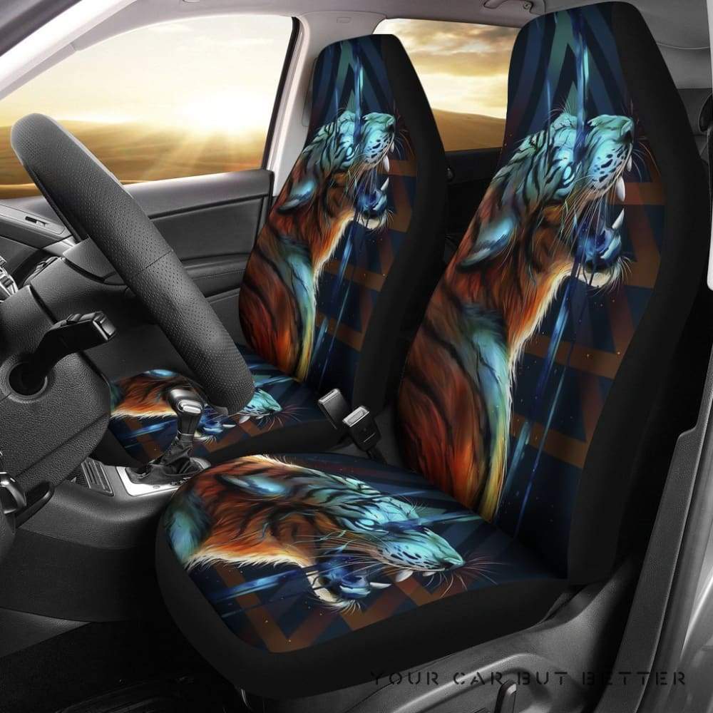 Tiger Art Design Animals Fantasy Car Seat Covers 155026