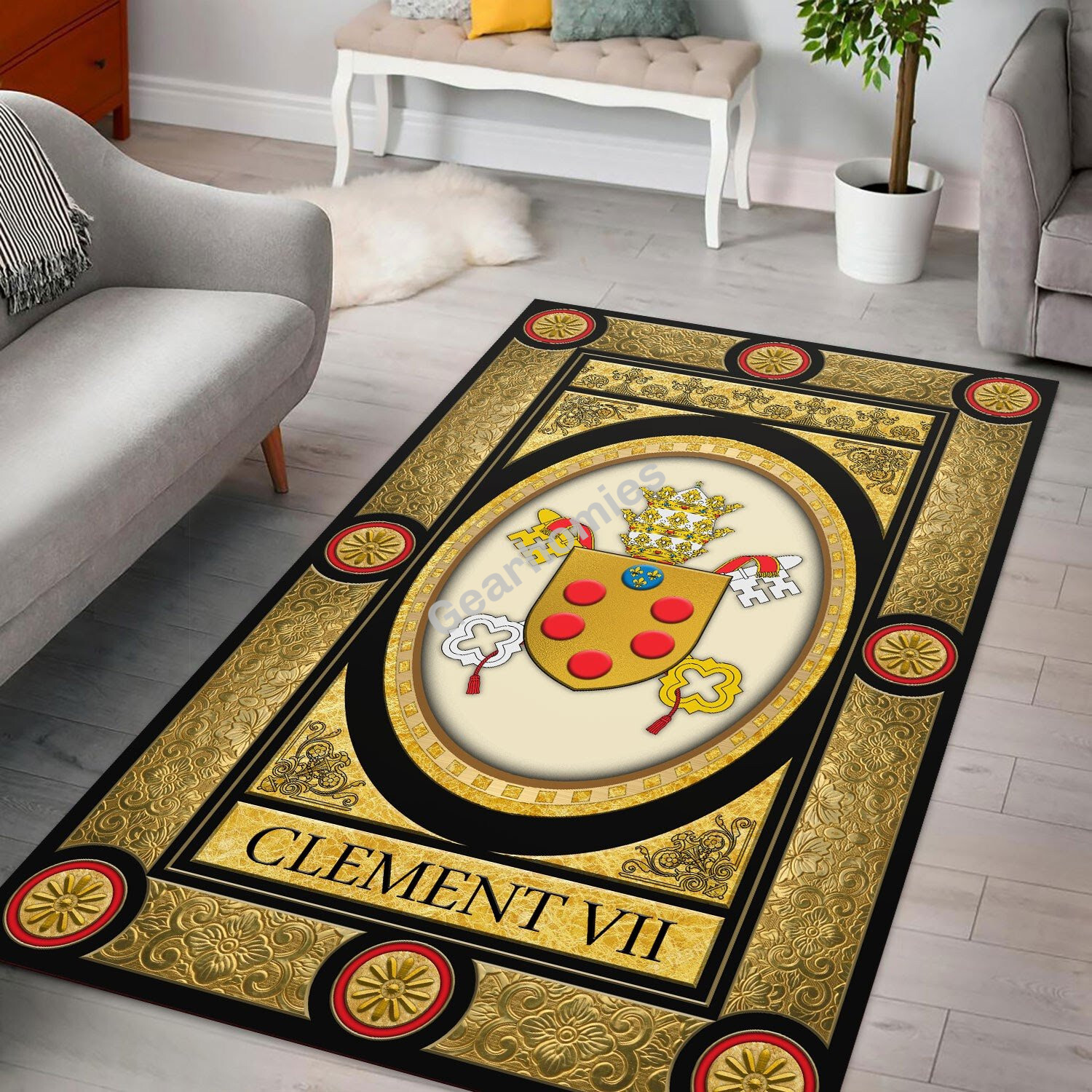 Clement Vii Rug Living Room Decoration