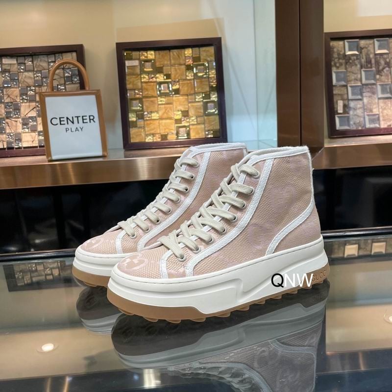 Gucci High-top Maxi GG Shoes Sneakers – Light Pink SNK833952259