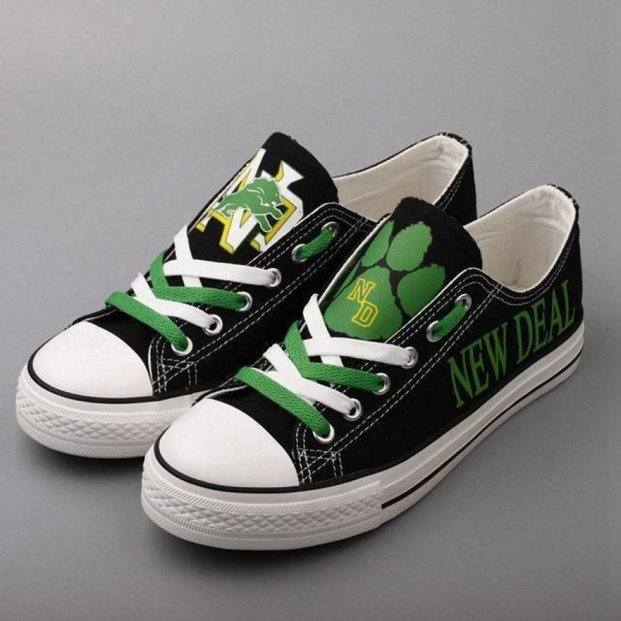 Unique Designer High School Canvas Shoes Sneaker Custom Printed Logo New Deal Lions Football