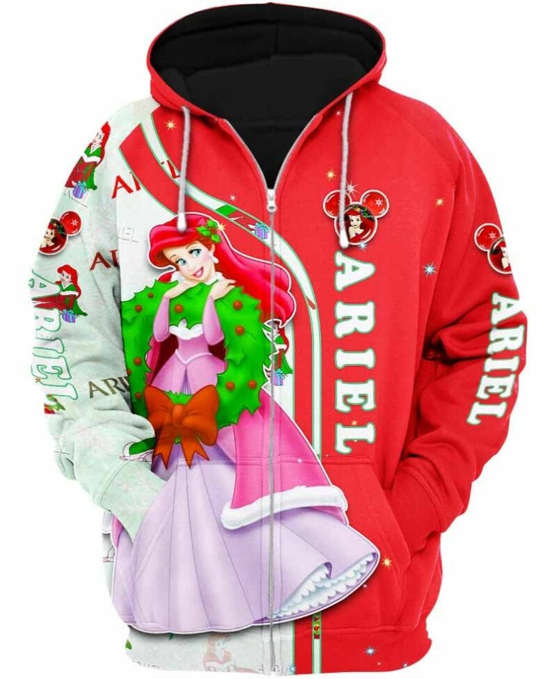 Ariel Christmas Unisex Hoodie/ Zip-Up Hoodie