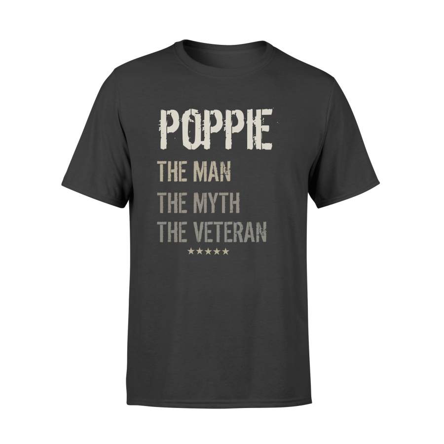 YOLOstuff poppie the Man the Myth the Veteran T-shirt