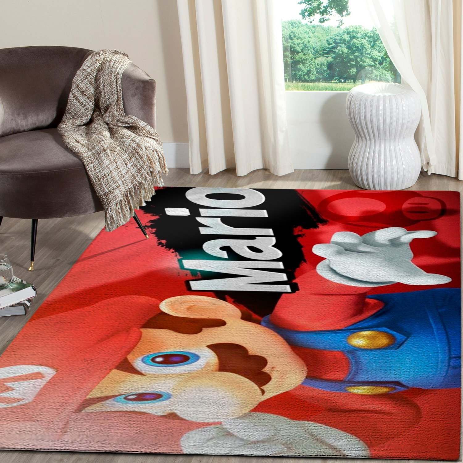 Super Mario Area Rug Gaming Floor Yh46704 Rug Carpet Area Rug For Living Room Bedroom Rug Home Decor