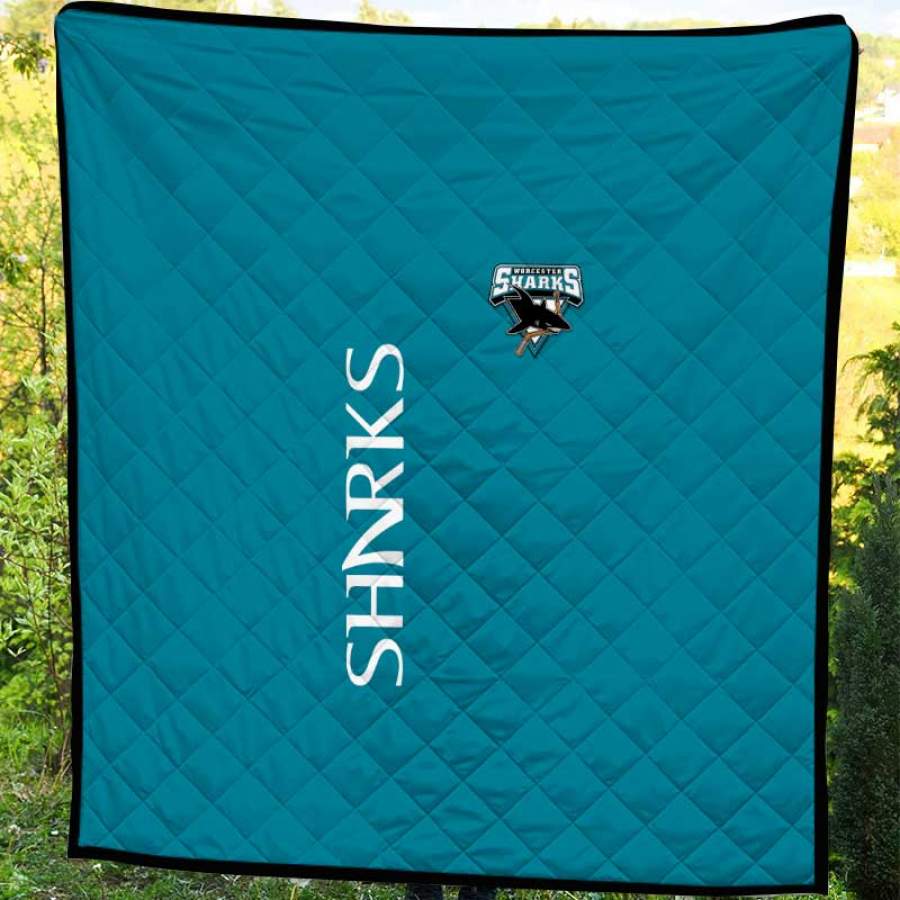 Worcester Sharks Classic Personalized Custom 3D Full Print Blanket