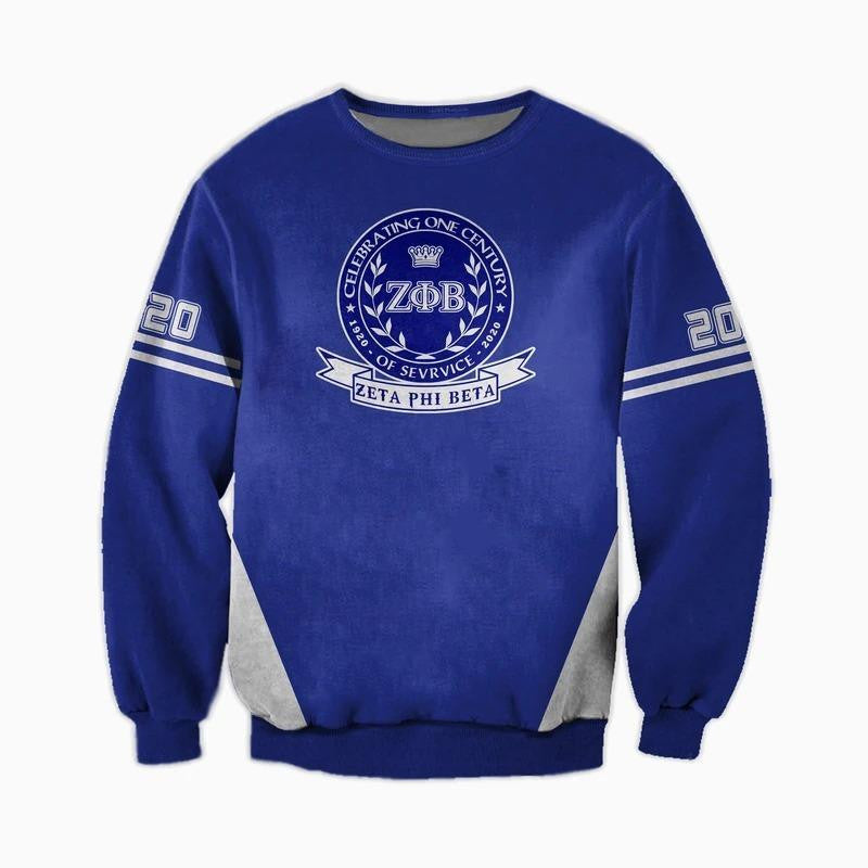 Sorority Sweatshirt – Zeta Phi Beta Celebrating One Century Sweatshirt