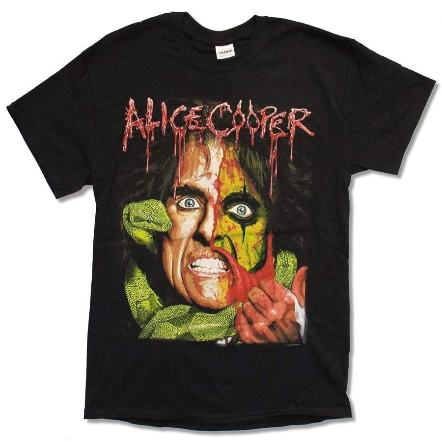 Personalized Men’S Alice Cooper Raise The Dead Tour Black Tee Shirt