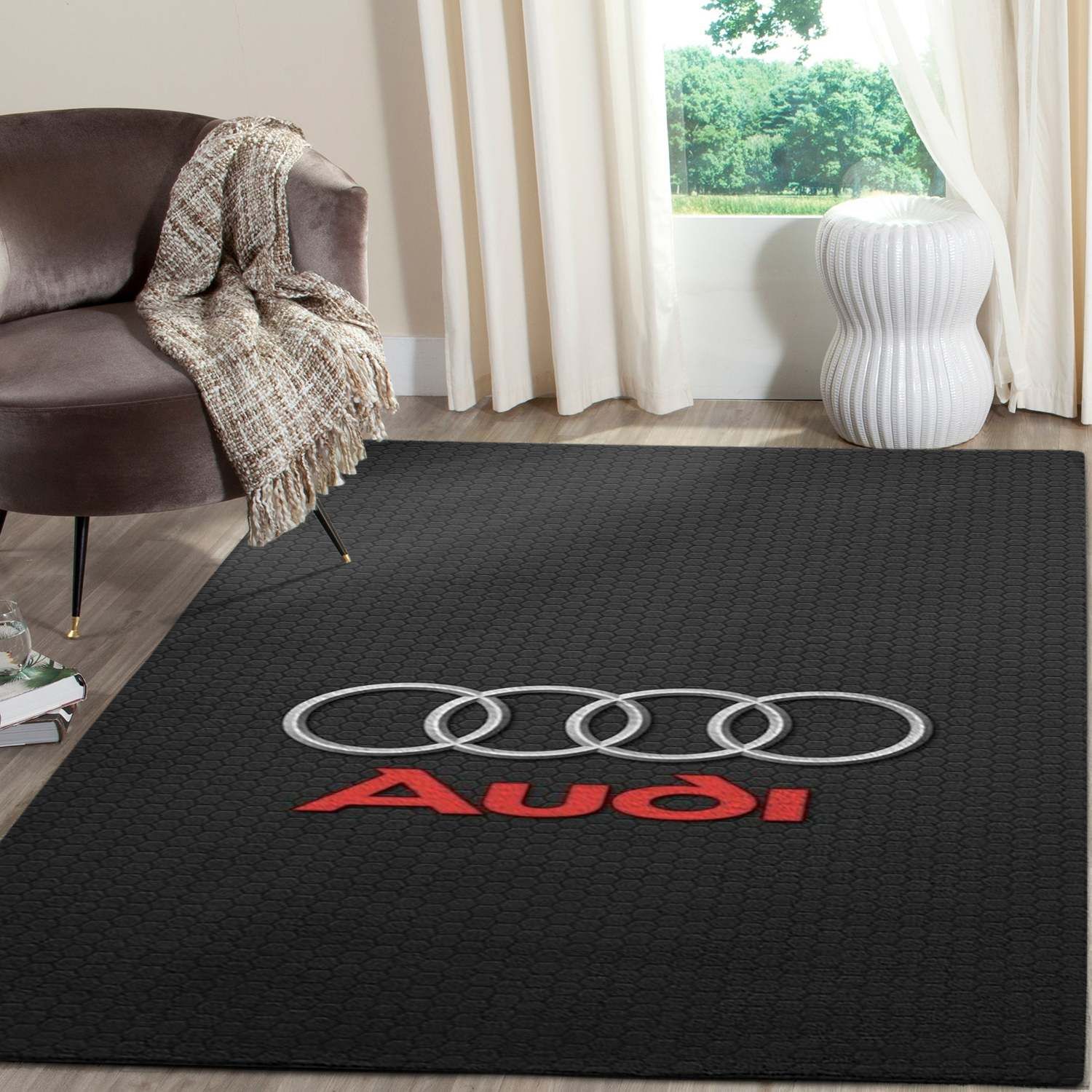 Audi Logo SuperCars Area Rugs Living Room Carpet FN151202 Local Brands Floor Decor