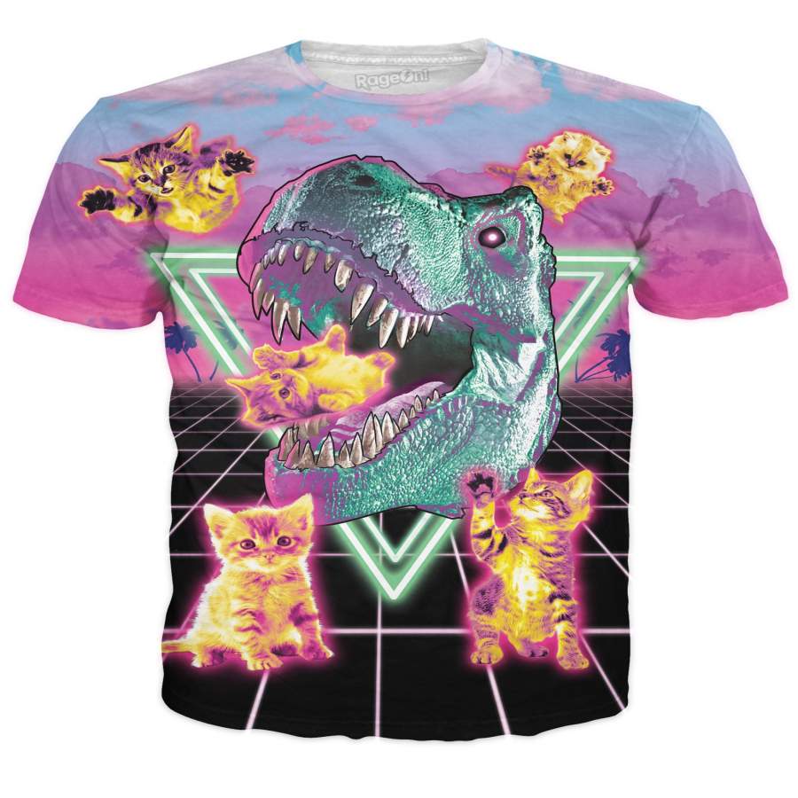 T-Rex & Kittens T-Shirt