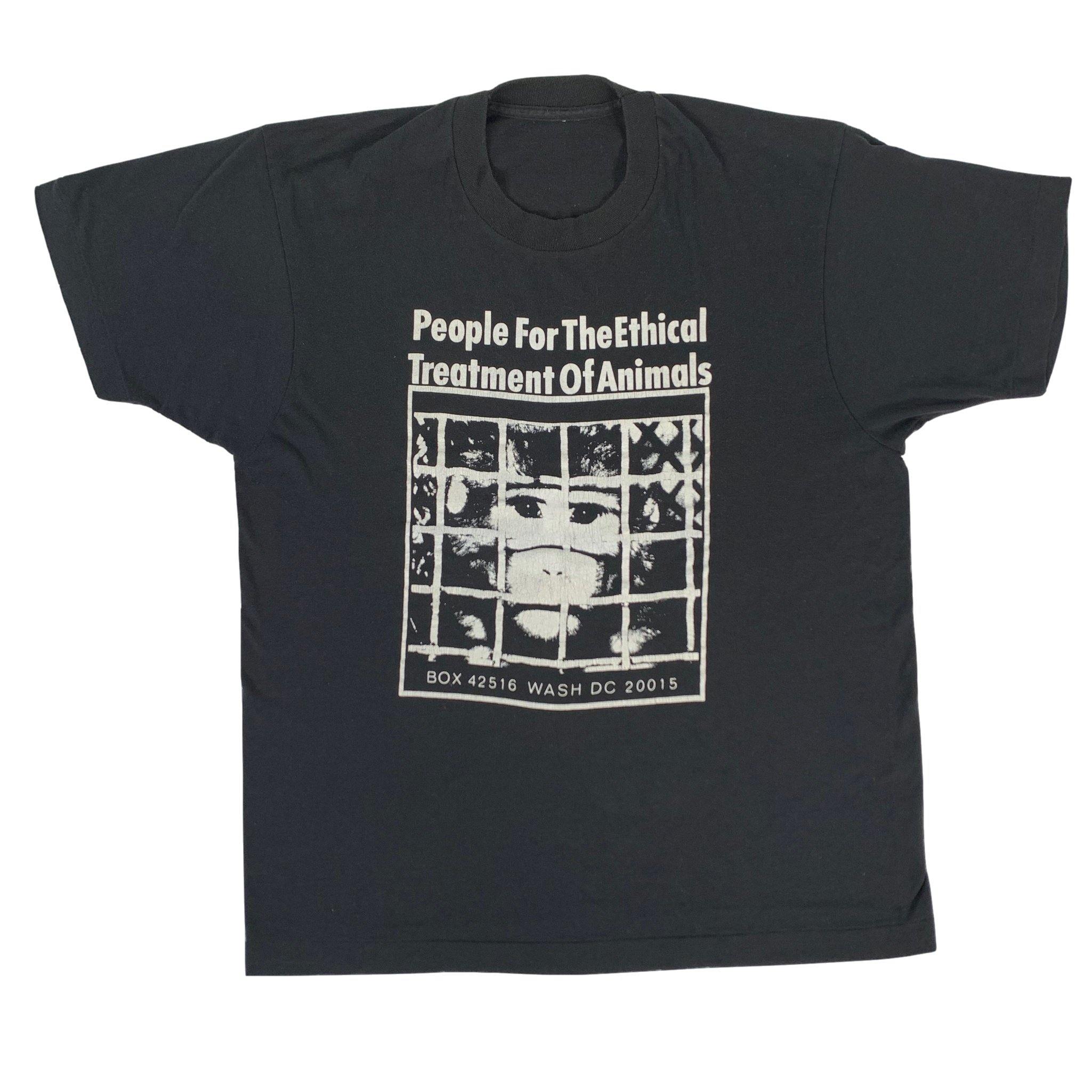 Vintage People For The Ethical Treatment Of Animals “Animal Liberation” T-Shirt