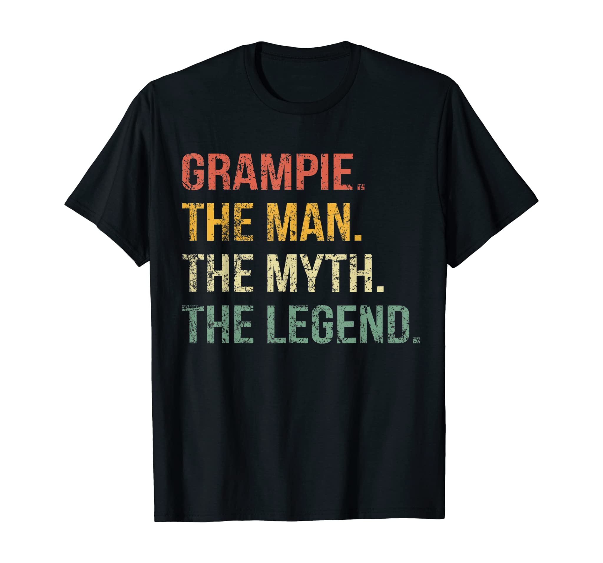 Mens Grampie Man Myth Legend Shirt For Mens Dad Father T-Shirt