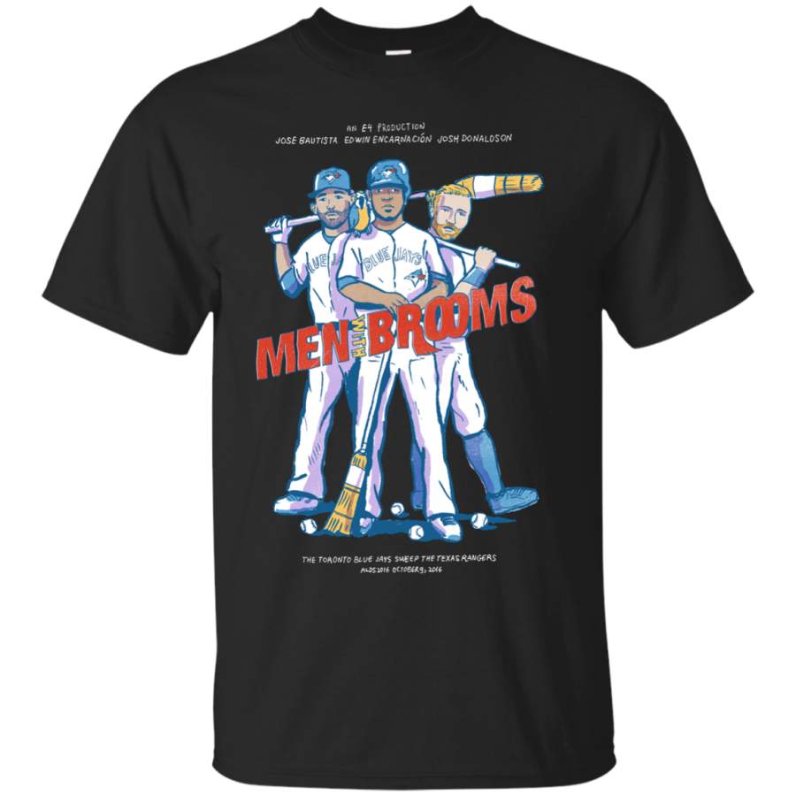 BLUEJAYS – TORONTO BLUE JAYS  MEN WITH BROOMS royal blue T Shirt & Hoodie