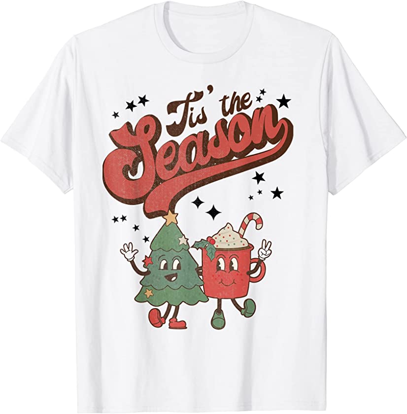 Tis The Season Christmas Tree Funny Ugly Christmas Sweaters T-Shirt