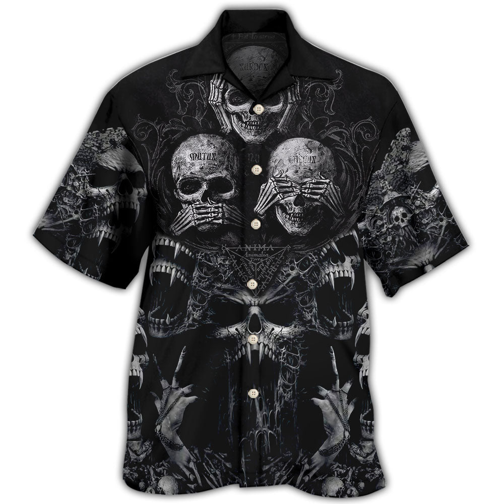 Skull Scary Darkness Art Hawaii Shirt Ha36772