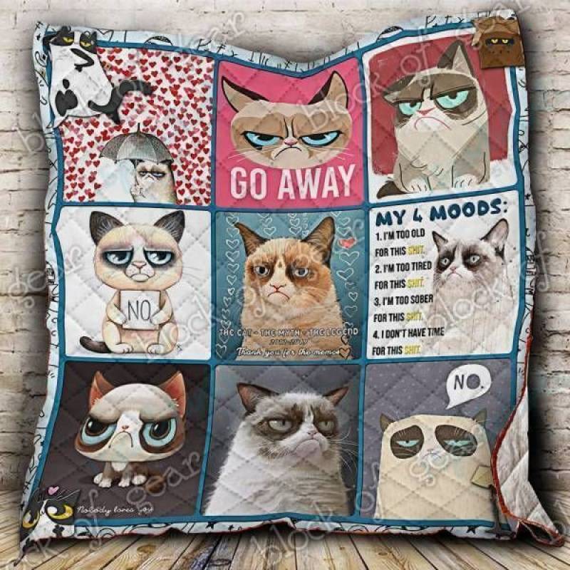 LL Thank You Grumpy Cat Quilt Blanket – Plumosu Store