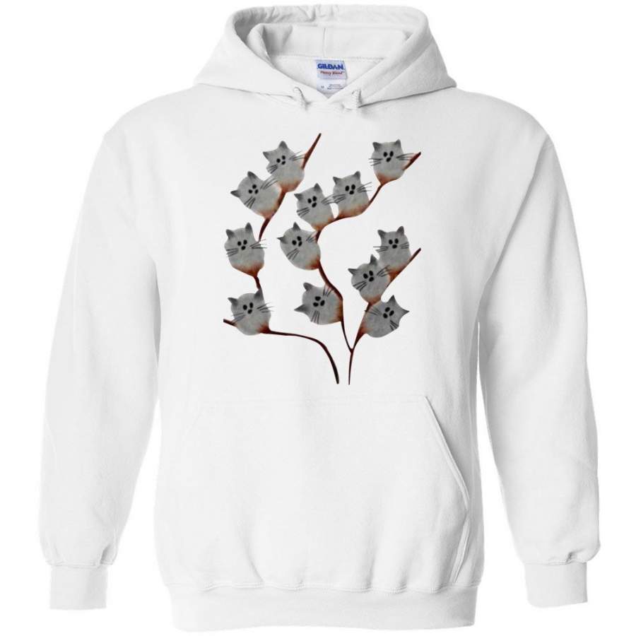 Cats Tree Pussy Willows Hoodie T-Shirt