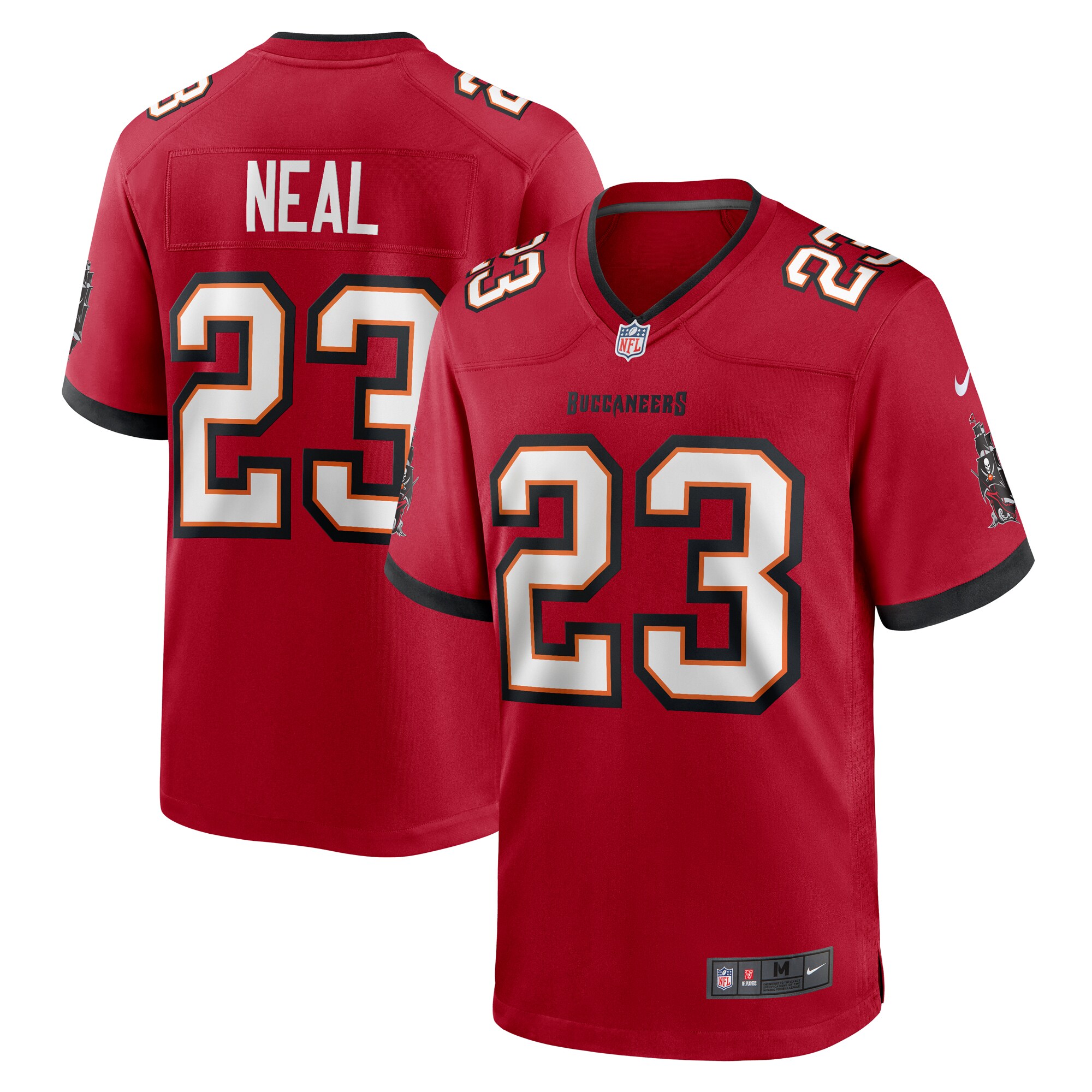 Men’s Tampa Bay Buccaneers Ryan Neal  Red  Game Jersey