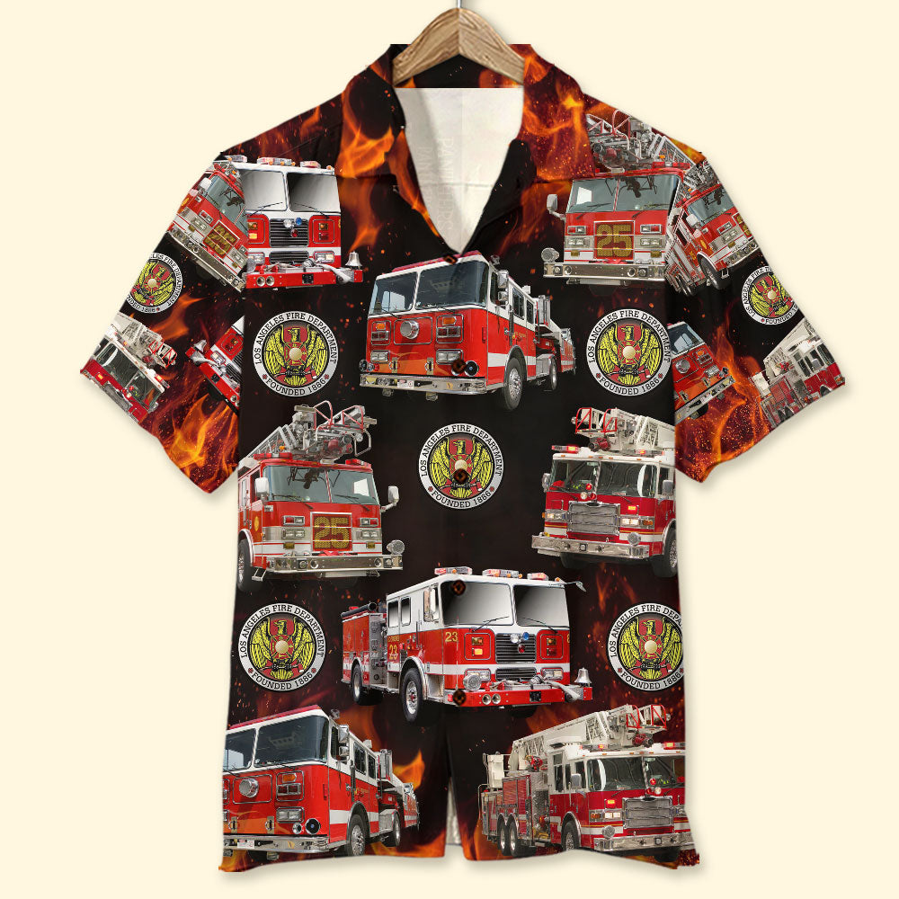 Some Of Us Grew Up Playing With Fire Trucks Custom Firefighter Hawaii Shirt Gift For Him Ha98566