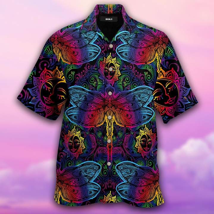 Mandala Dragonfly All Over Printed Hawaiian Shirt Ha12793