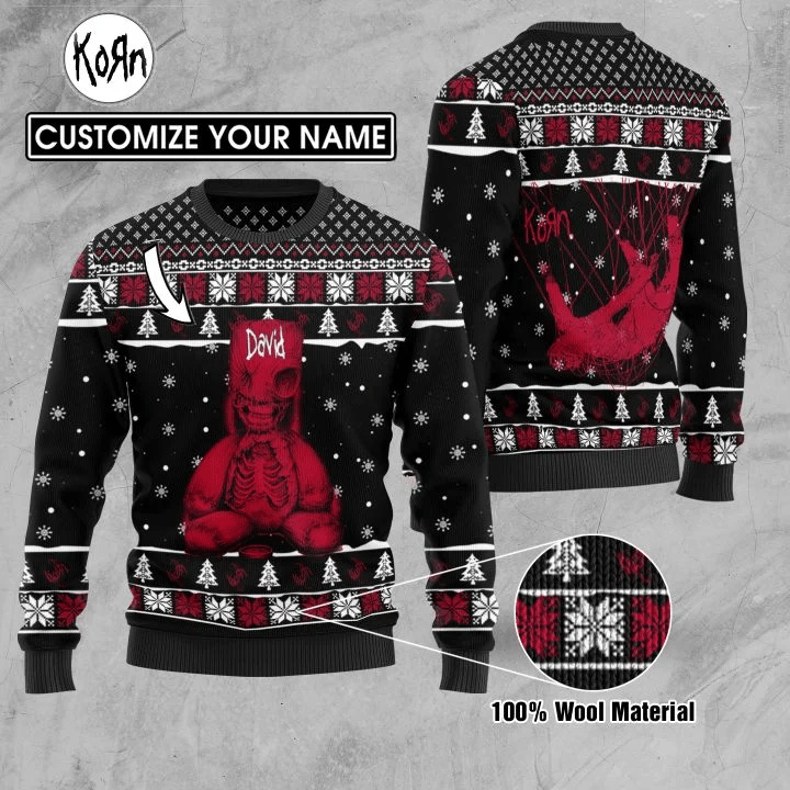 Korn Knitted Sweater – Wool Material