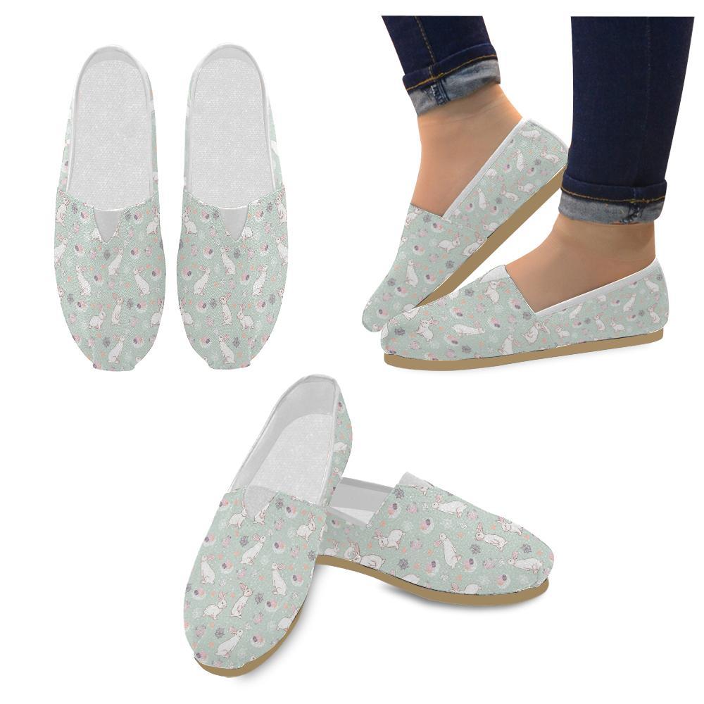 Rabbit Pattern Print Design Rb011 Women Casual Shoes