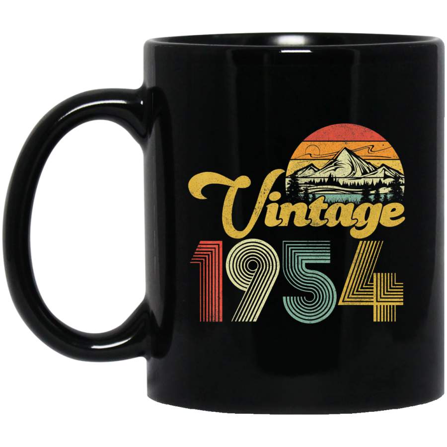 Vintage 1954 Happy 65th Birthday Retro 65 years old Coffee Mug