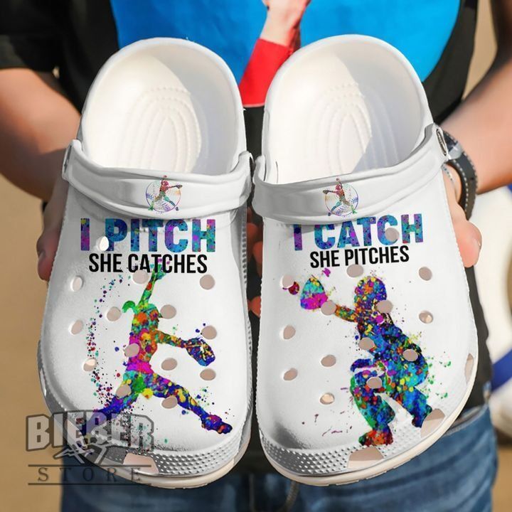 Baseball Personalized Catch N Pitch Sku 179 Clogs Clog Shoes