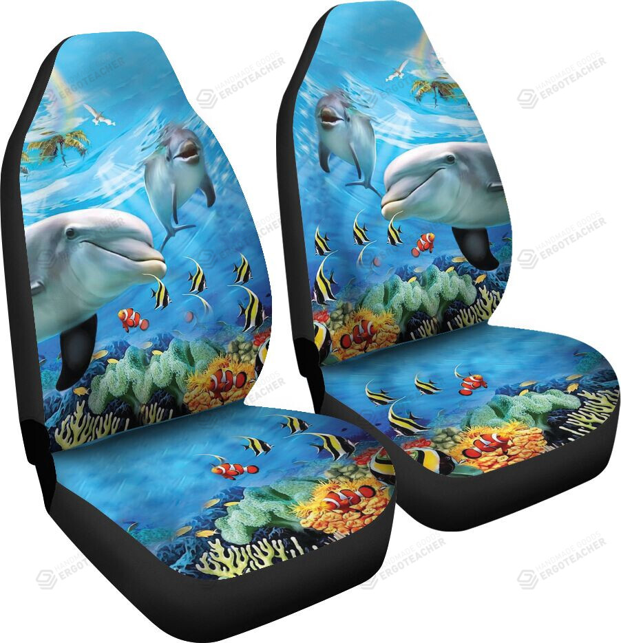 Dolphin Spot My Dive Car Seat Covers