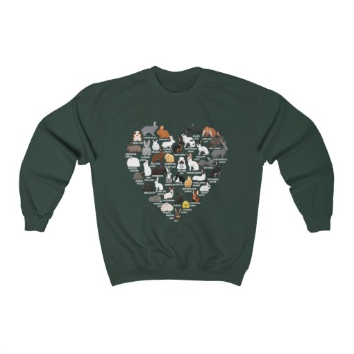 Rabbit Breeds Sweatshirt