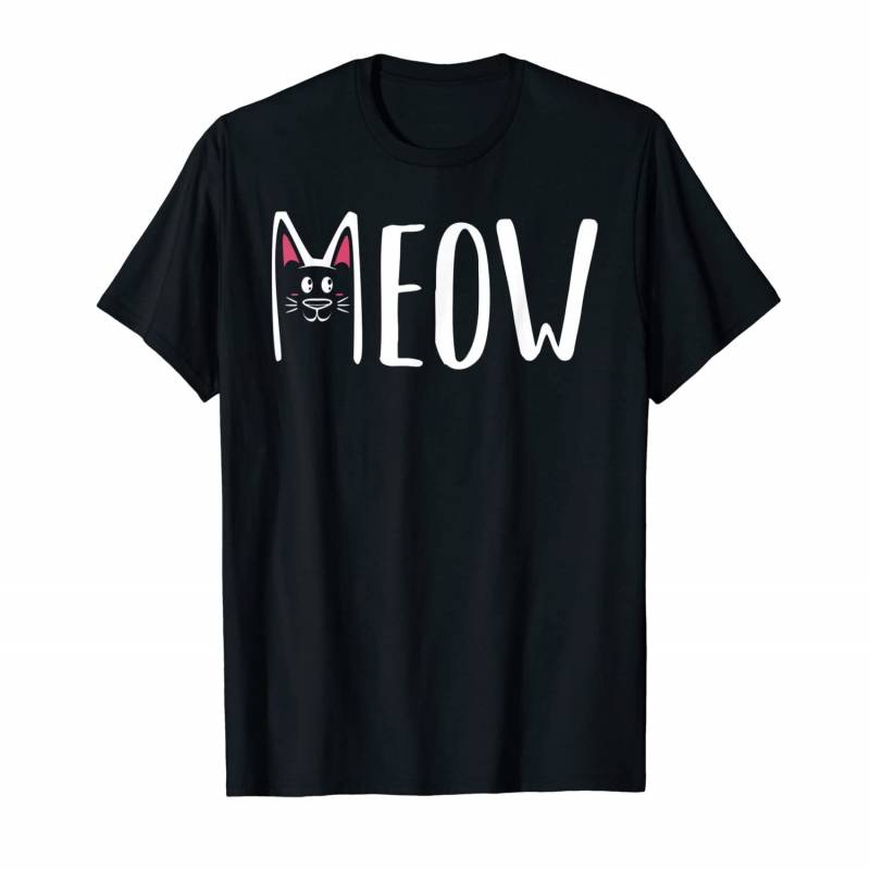 Meow Cat Kittens Funny Animal Pet Lover Cute Adorable T-shirt