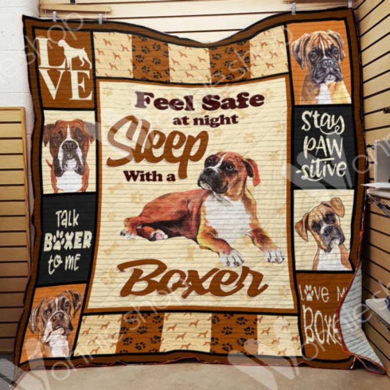 Boxer Dog Blanket NOV0801 67O49